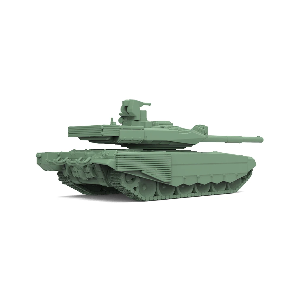 1/220 1/160 1/87 MRY-SFW SS872 Railway Military Model Kit Russia T-90MS Main Battle Tank