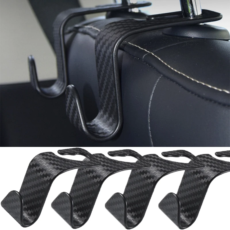 1pcs Universal Car Back Seat Organizer Holder Hook for Porsche Cayenne 2018 2019 Macan 2014-2018