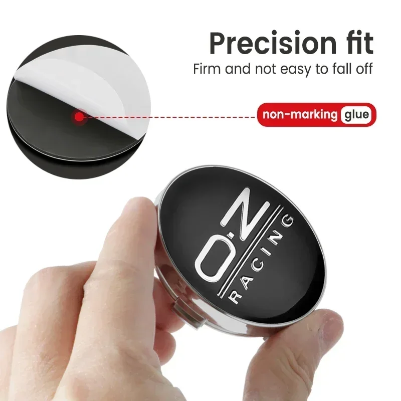 4pcs 60MM Car OZ Racing Logo Styling Wheel Center Hub Caps Sticker Accessorie