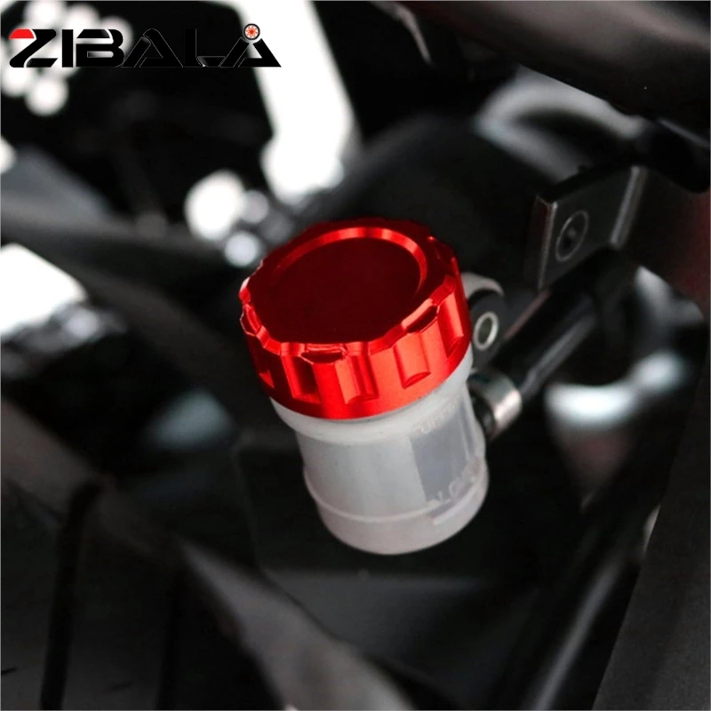 Rear Brake Fluid Tank Cap Cover Oil Tank Reservoir For Kawasaki KLF300 KLF220 KLF185 KLF110 KL250 KL650 Motorcycle Accessories