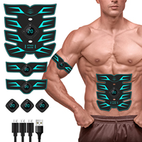 Abs Stimulator EMS Men & Women Muscle Stimulator Fitness Equipment for Abdomen Arms Shoulder Back Leg Hip, Ab Stimulator