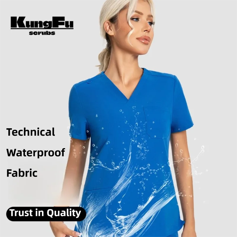 Uniforme chirurgical, ensemble de 2 pièces, vêtements de travail antibactériens et imperméables, nouvelle collection 2026