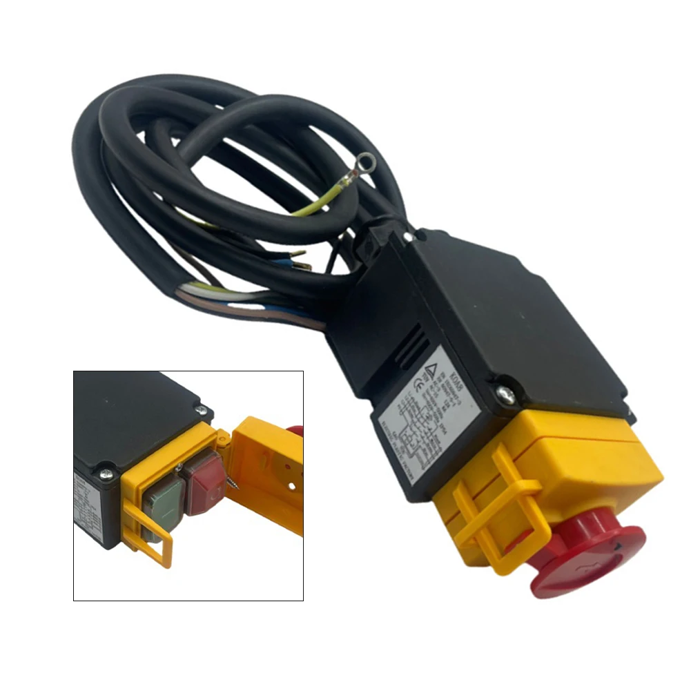 Electromagnetic Switch Undervoltage Protection Red High-speed Cutting Tool Switch Transparent Housing For Milling
