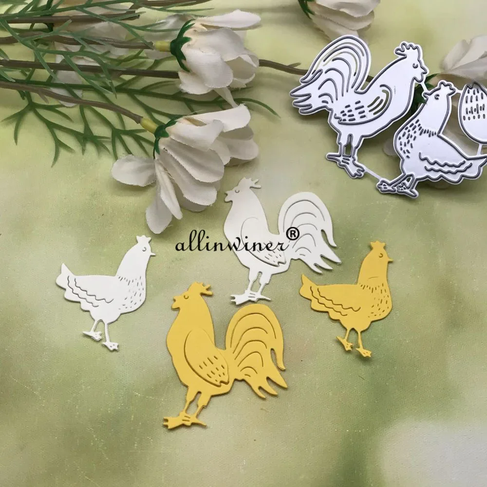 Chicken decoration Metal Cutting Dies for DIY Scrapbooking Album Paper Cards Decorative Crafts Embossing Die Cuts