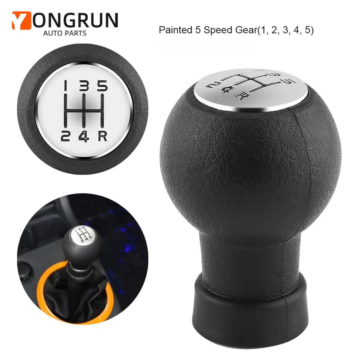 

5-Speed Car Transmission Knob Rod Head Replacement Gear Lever Shift Knob Suitable For Suzuki Swift Sx4 2005-2010 Gear Head