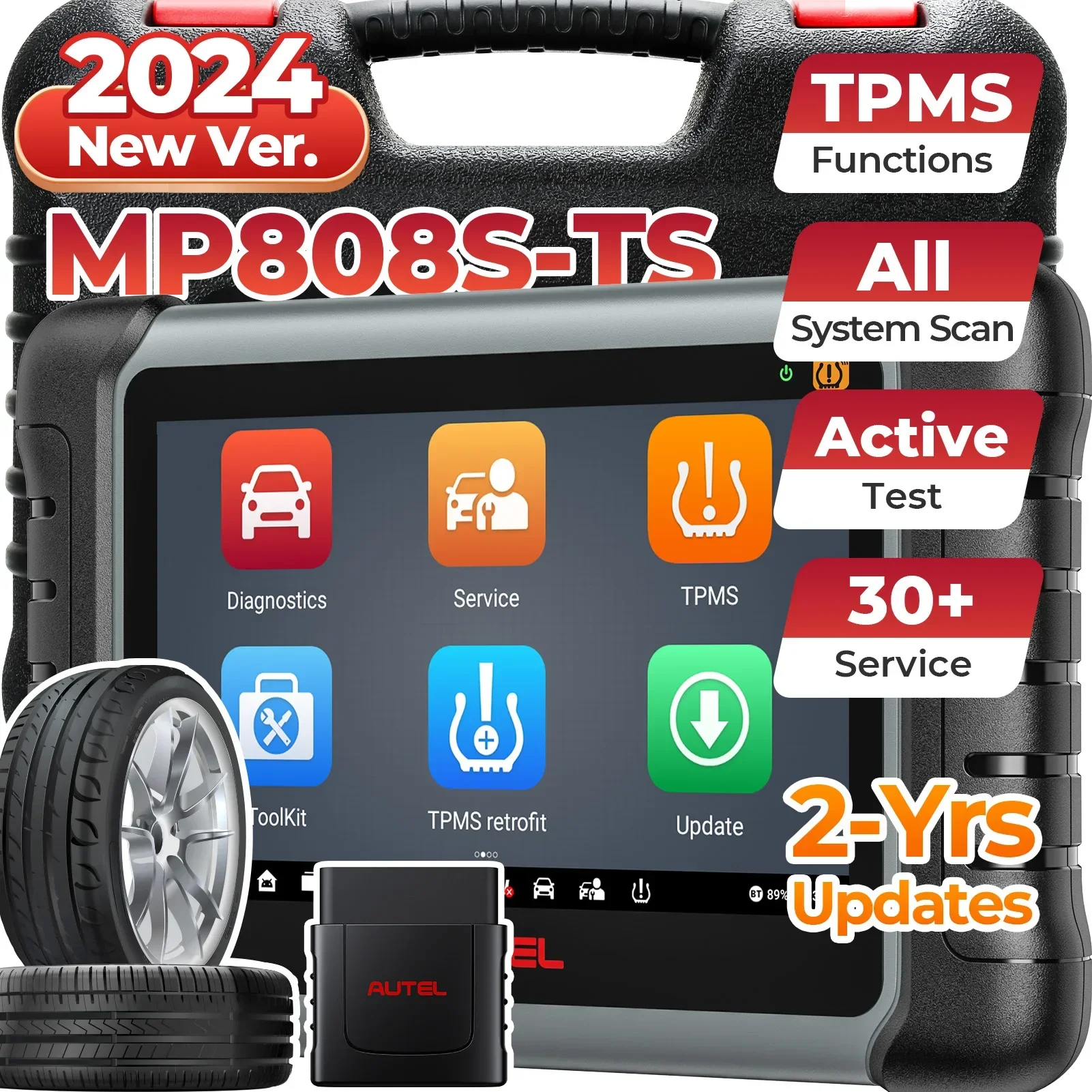 Autel Maxipro Mp808s-ts Mp808s Mp808 Ts 808 Ds808bt All System Wireless Connection Tpms Programmer Obd2 Diagnostic Scanner Tools