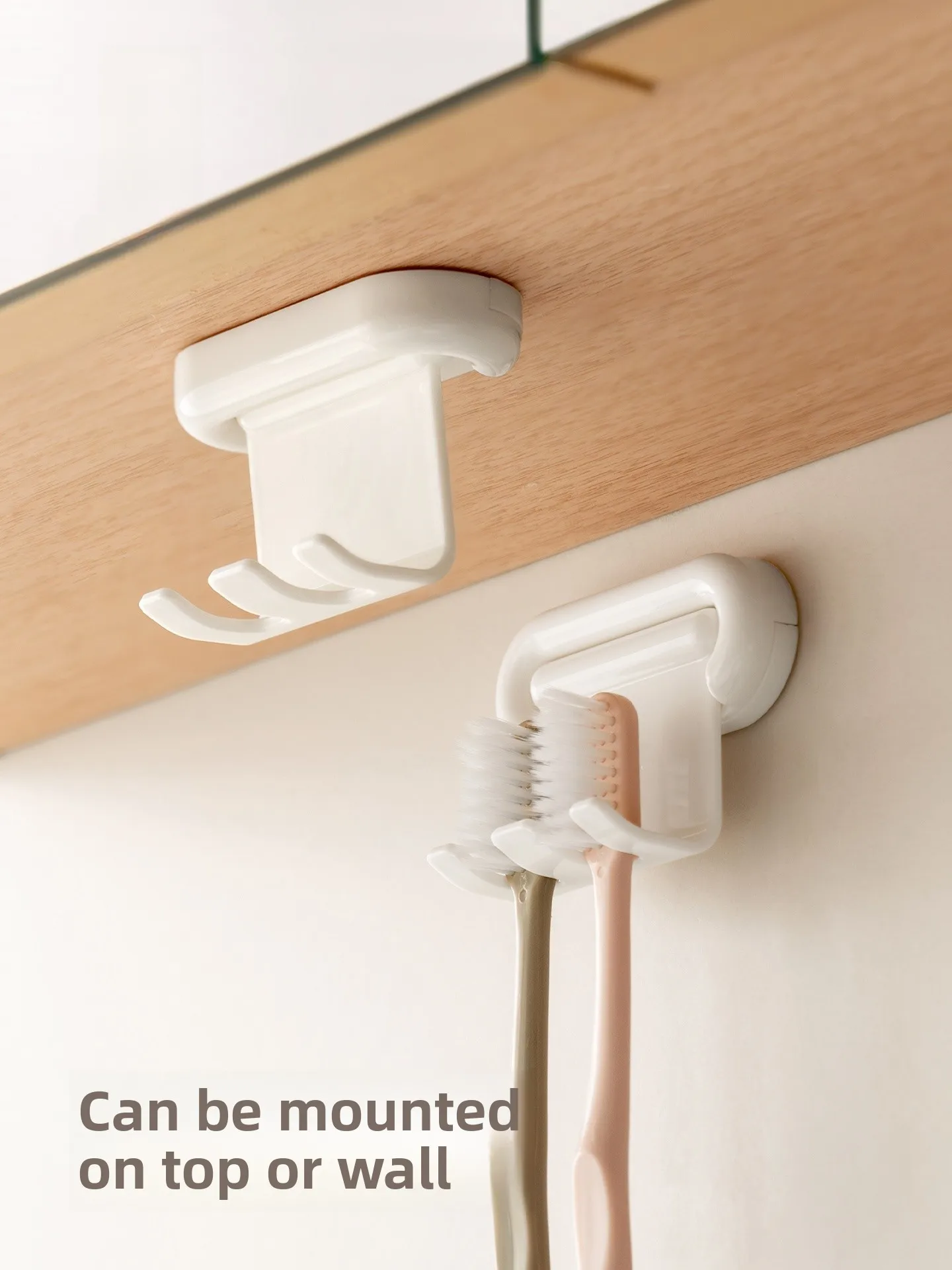 Lazy Corner Wall Mounted Toothbrush Holder  Toothbrush Storage Rack Bathroom Sink Splash Proof Toothpaste Saver Organ...