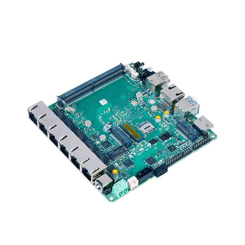 SmCpItx Firewall Pfsense Motherboard With 6 * I226v Port Cpu N150/n305 1*hdmi 4*usb Rs232 Pfsense Router Motherboard