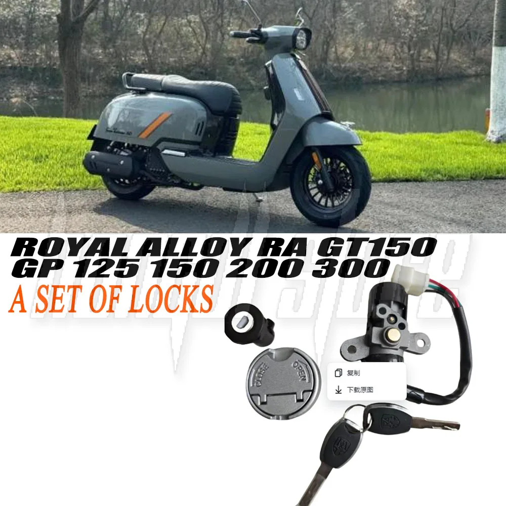 

For Royal Alloy RA GT150 GP150 GP200 GP 125 150 200 300 Motorcycle Ignition Switch Lock Key Motorcycle Lgnition Switch Key