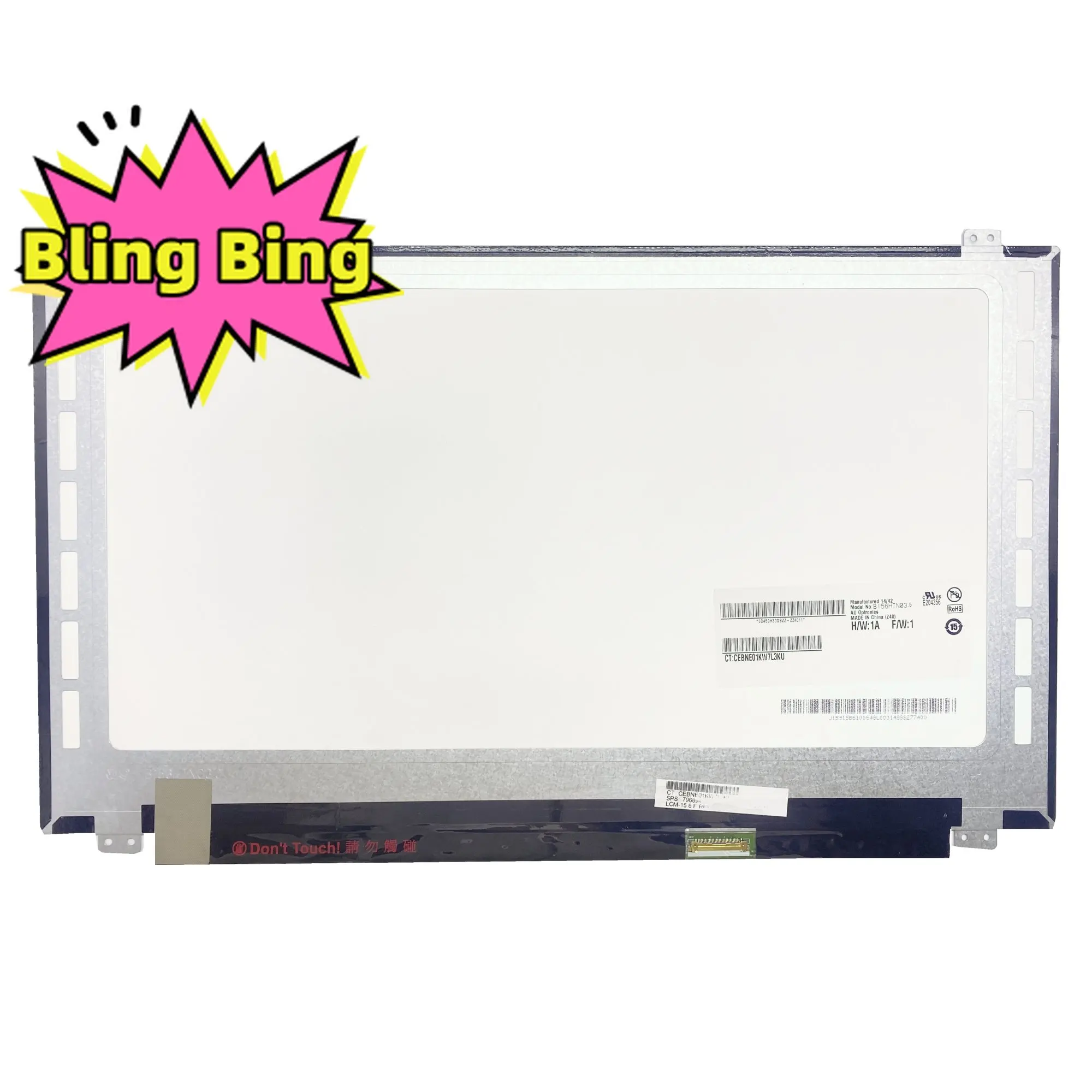 

B156HTN03.5 fit B156HTN03.4 B156HTN03.6 B156HTN03.8 N156HGE-EA1 EAB 1920x1080 30pin Slim Panel FHD 15.6‘’ Laptop Screen