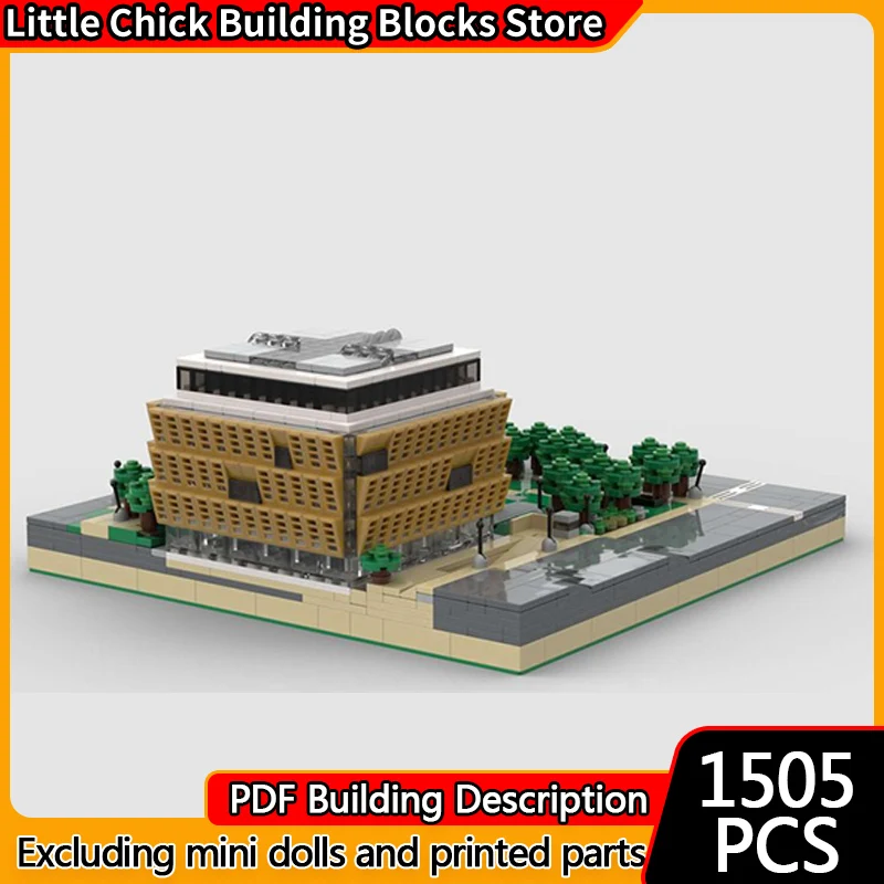 

City Street View Model MOC Building Bricks American History Museum Modular Technology Children Holiday Gifts Assemble Toys Suit