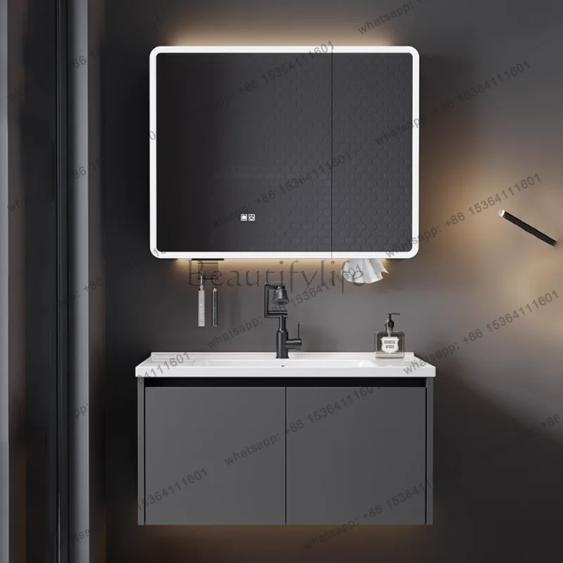 Display Partitions Bathroom Cabinet Closet Decorations Wooden Skincare Cupboard Vanity Perfume Wall Gabinete Trendy Furniture