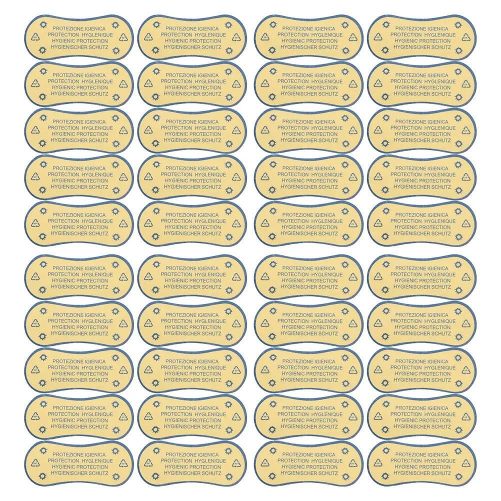 

70Pcs Underwear Sticker Labels Self-Adhesive Protective Decals for Swimsuit Hygiene Liners Lingerie Sanitary Barriers for Female