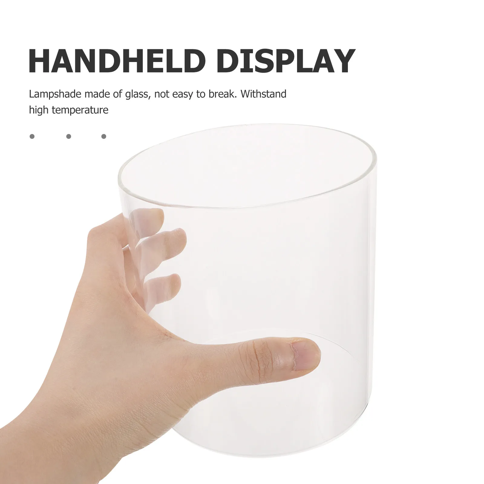 Transparent Outdoor Lamp Shade Glass Oil Lamp Chimney Replacement Small Clear Cover Oil Lampshade Lamps Shades