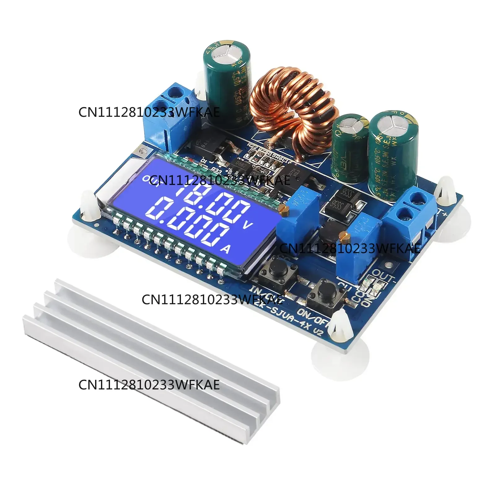 35W DC 5.5-30V to 0.5-30V Digital LCD Display Automatic Step up down Buck Boost Converter Power Supply Module Adjustable Board