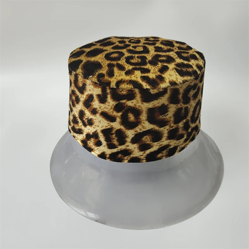 Leopard Oração Hat para Homens, Kippah Hijab, muçulmano Caps, Colthing islâmico, Arábia Saudita, judeu, Indonésia, Frete Grátis