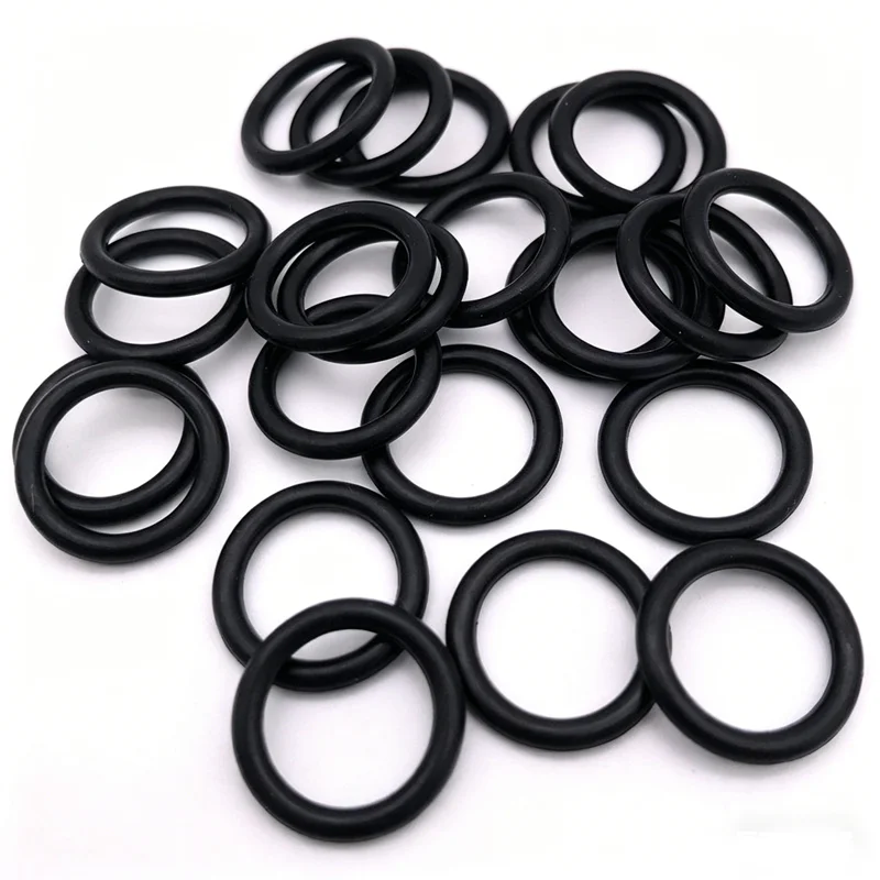 1~10Pcs CS 2.5mm EPDM O-Ring Sealing Gasket OD 6-160mm Rubber Washer Ring Exhaust Installation Rubber Insulator Grommet Black image 4