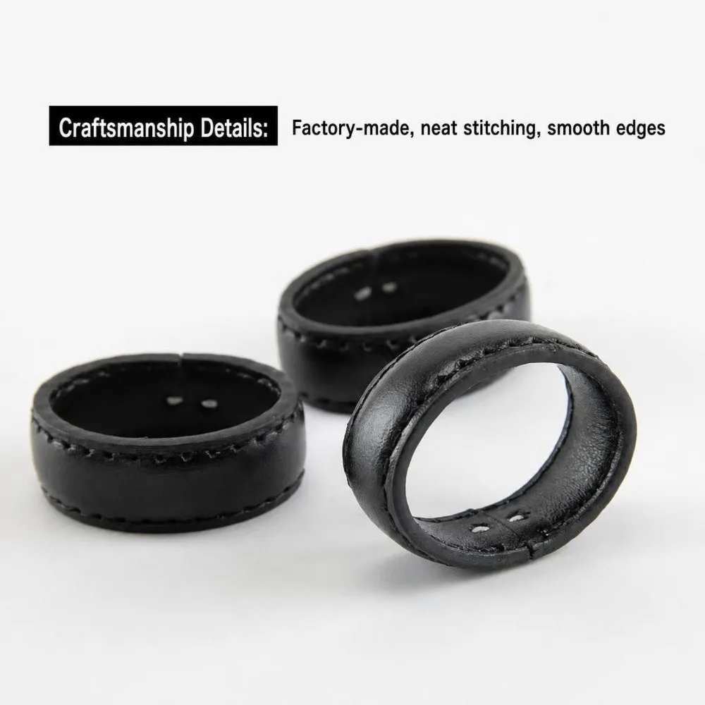 Replacement PU Leather Belt Loop Keeper Universal Fit Fixing Ring Belt Retainer Loop Belt Strap Holder for 35mm Wide Belts