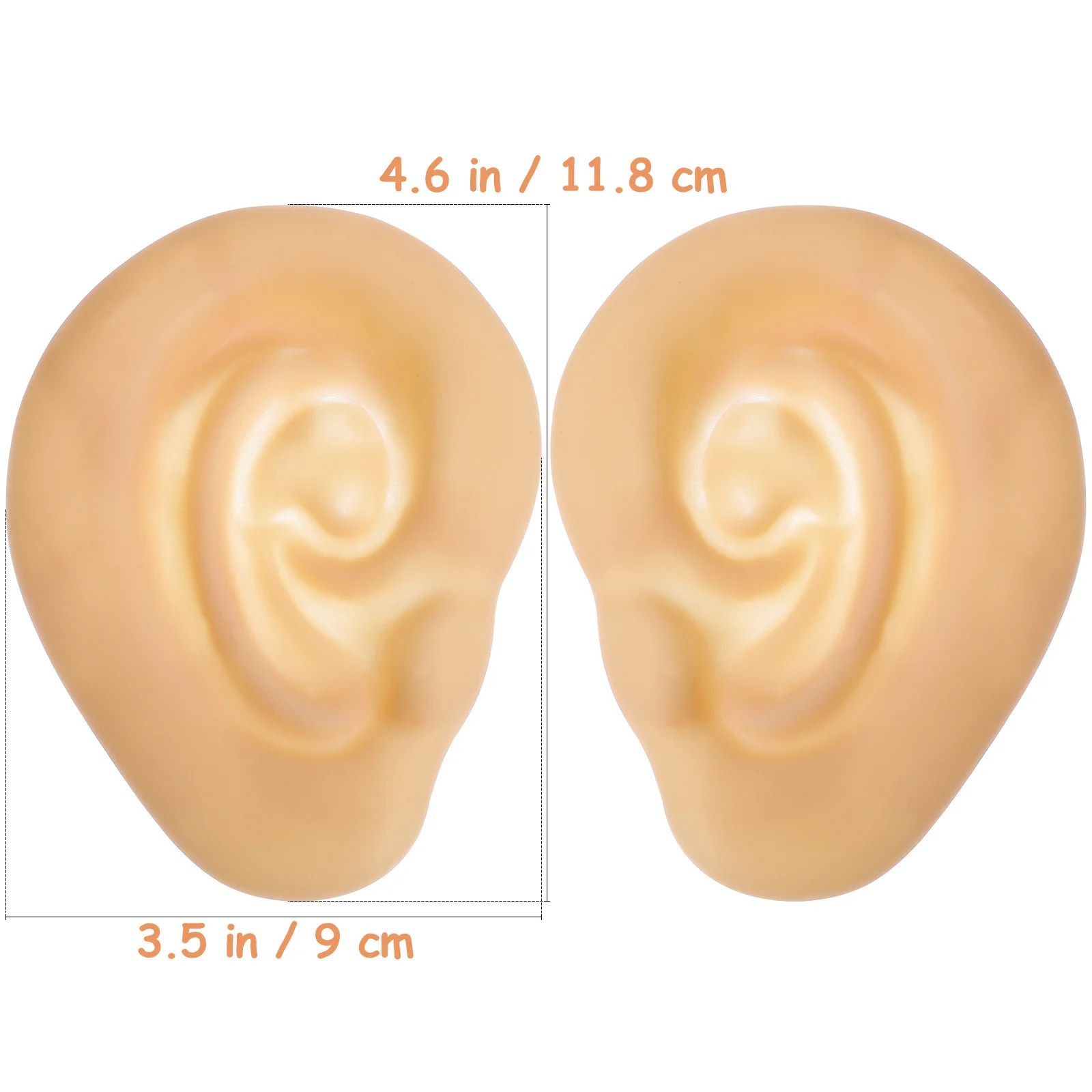 1 paio di orecchie di Halloween, costume divertente, accessorio per l'orecchio, accessorio decorativo durevole per feste in maschera, cosplay, orecchie di Halloween