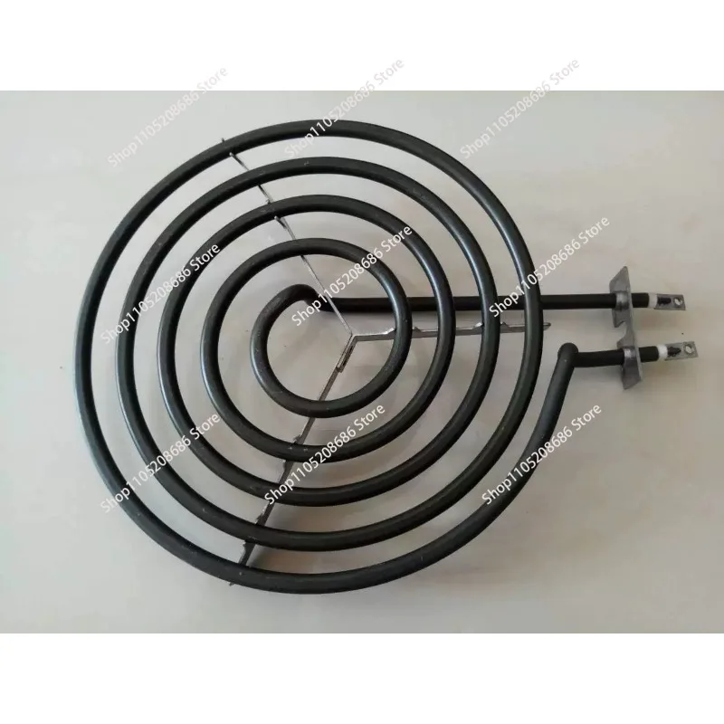 

2000 Вт из нержавеющей стали, 5 колец, нагревательный элемент катушки от комаров — сплюснутая поверхность горелки для печи со штативом, нагревательная трубка для печи