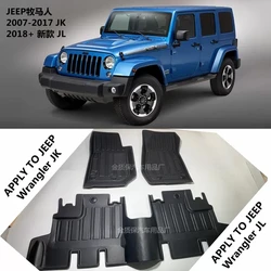 Use for JK JEEP Wrangler Sahara Rubicon Car carpet JK car floor mat JK trunk mat JEEP Wrangler JK Rubicon waterproof floor mats