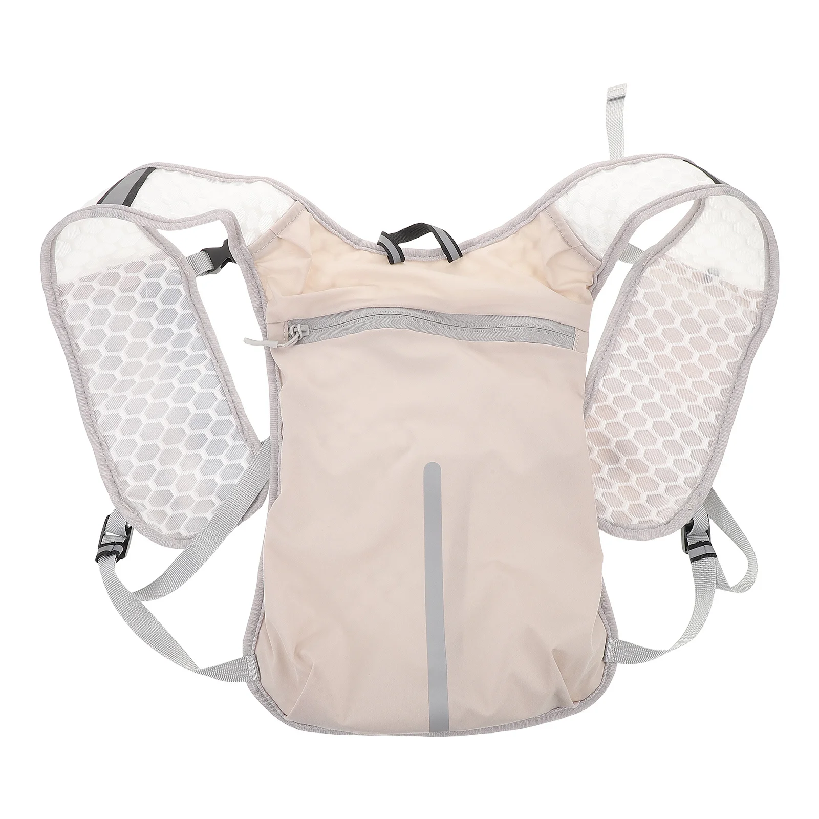 

Running Vest Multipocket Outdoor Sports Hiking Backpack Adjustable Breathable Reflective Night Safety Running Chest Phone Bag