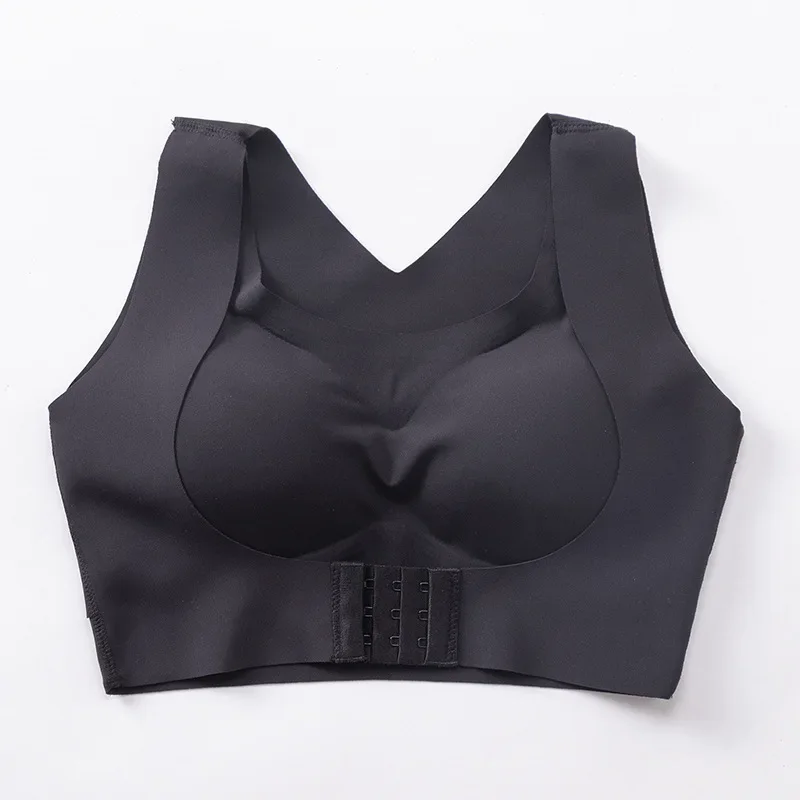 Corretor de postura Lift Up Bra para mulheres, Push Up, Cross Back Underwear, Suporte esportivo à prova de choque, Fitness Vest Bras, 2024