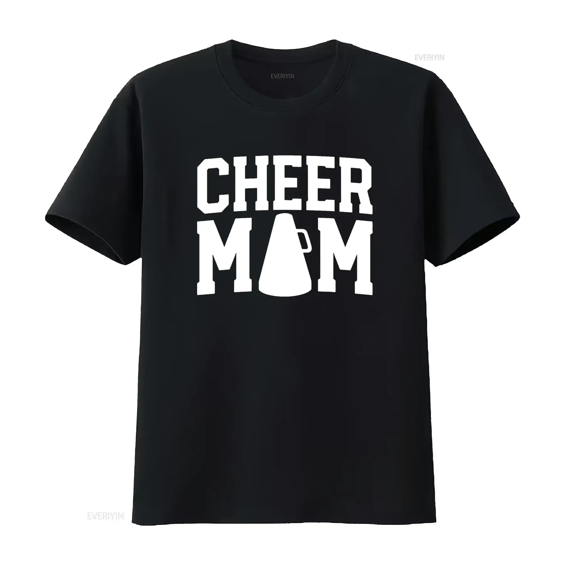 

Футболка Cheer Mom для женщин, винтажный потертый топ для мамы, повседневная одежда, универсальный, удобный, слегка