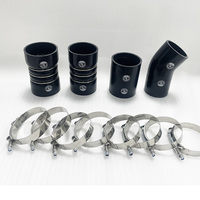 Intercooler Pipe Tube & Boot Clamps Kit For 03-07 Ford 6.0L V8 Turbo Diesel Engine Powerstroke F250 F350