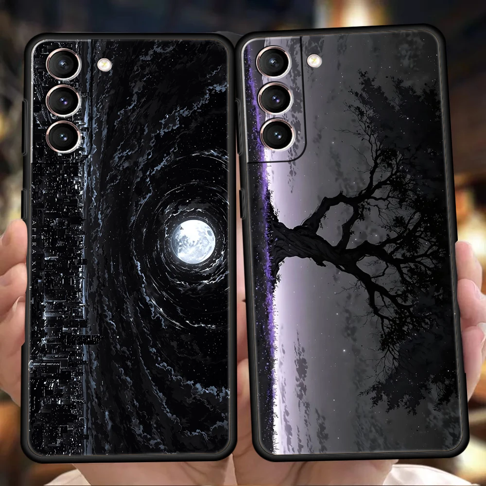 Vast Starry Sky Phone Case for Samsung Galaxy S26 S25 S24 S23 S22 S20 Ultra S25Edge S25 S24 S23 S21 FE Plus Cover Capas Present