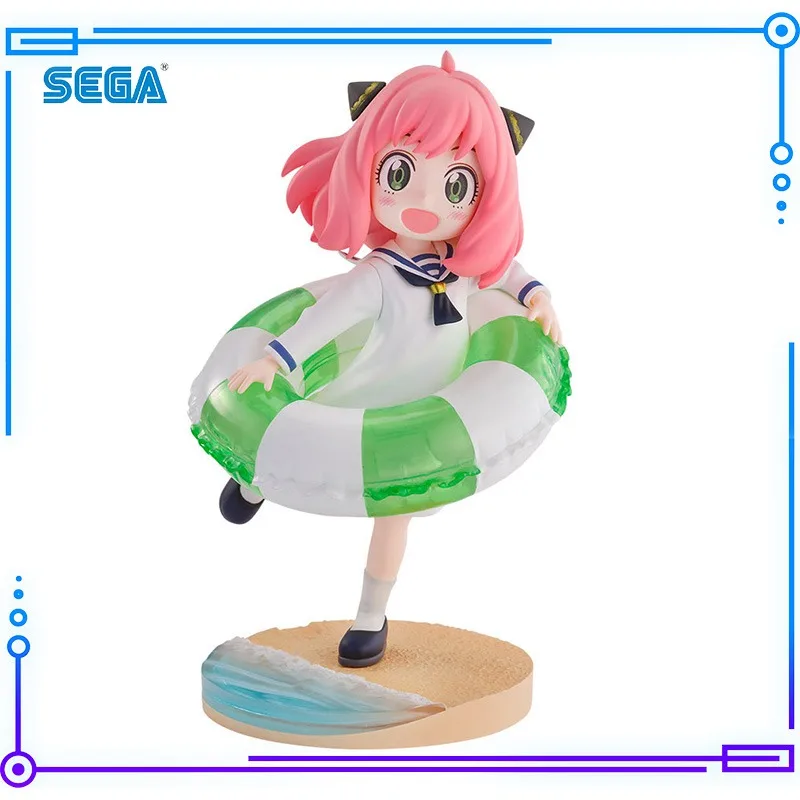 SEGA Original Genuine TV Anime SPY×FAMILY Luminasta Anya Forger Summer Vacation 16cm Collections Model Toy Figures Birthday Gift