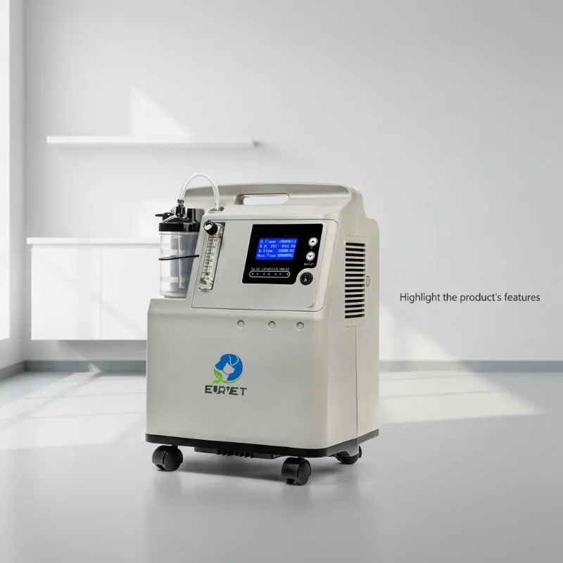 Veterinary Equipment Oxygen Generator Medical Grade 5l 10l Double Flow Oxygen Concentrator