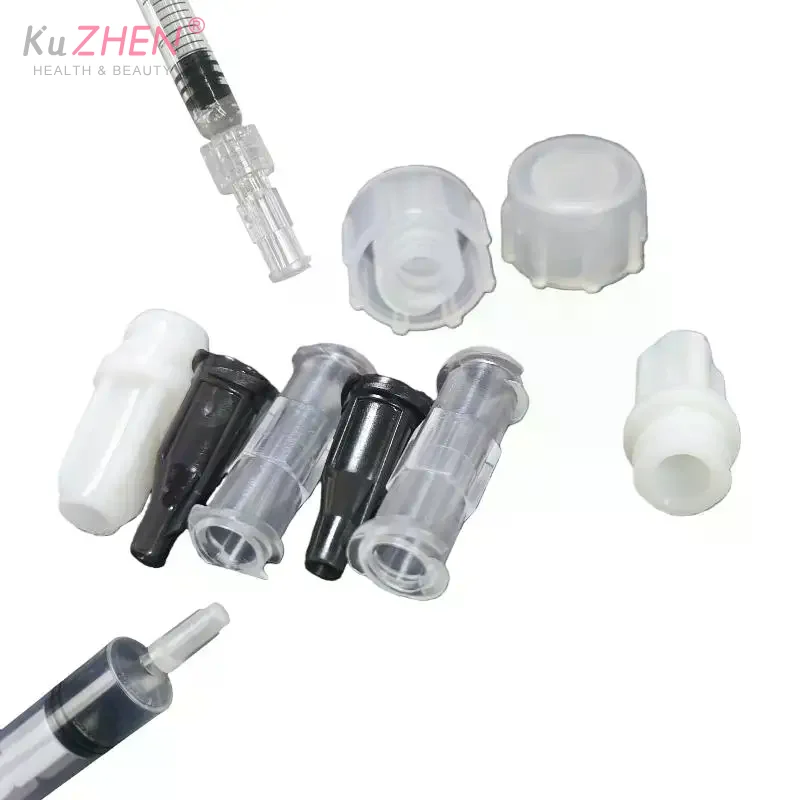 10Pcs Plastic Transparent Plastic Syringe Connector Leak Proof Double Helix Medical Sterile Luer Lock Adapter DIY Accessories