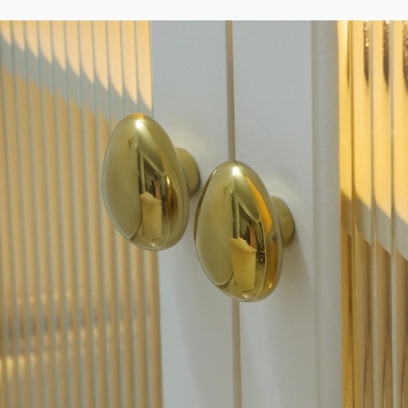 

Water Drop Ceramic Furniture Handle Wardrobe Door Hardware Accessories Cabinet Handle Drawer Crafts