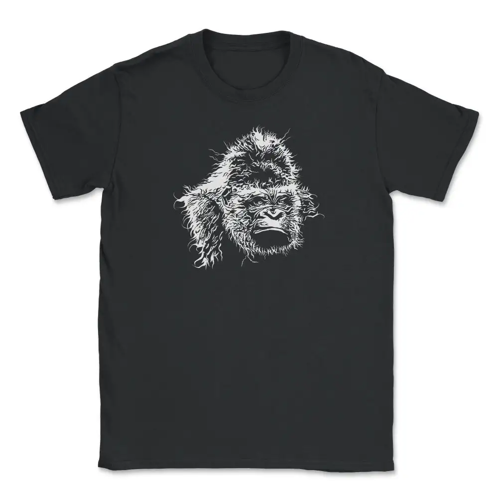 Gorilla Head Monkey Great Ape Gift T shirt