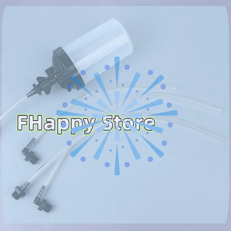 1PCS PP Oxygen Concentrator Humidifier Bubbler Bottle With Tubing Connector Humidity For Oxygen Concentrator Elbow