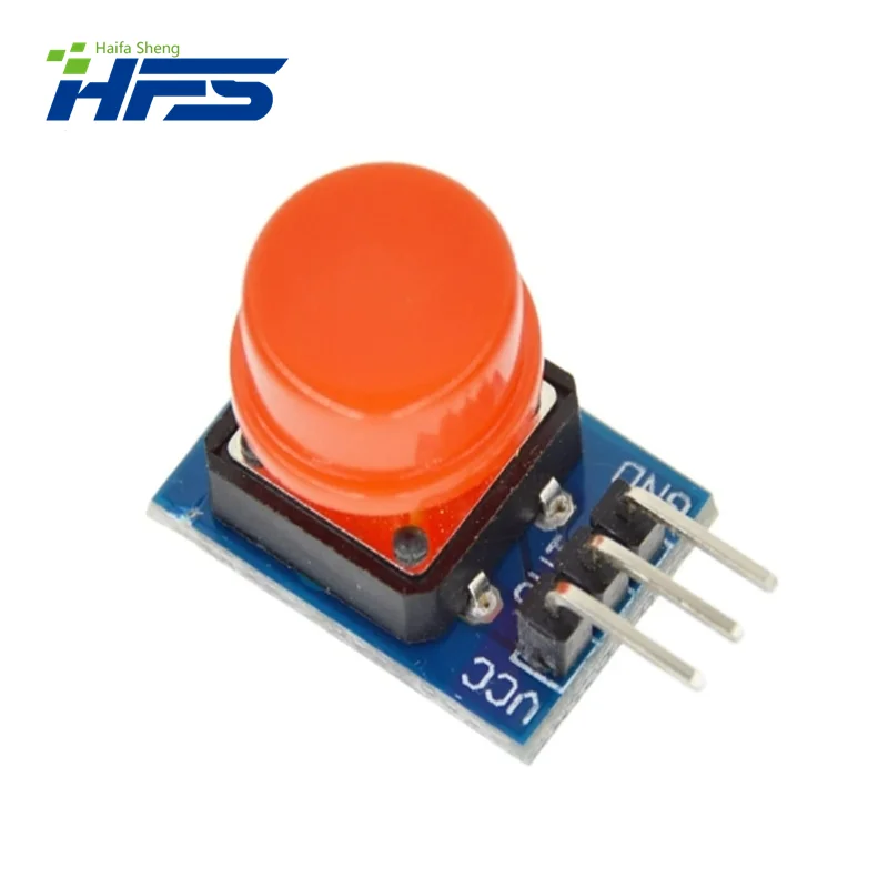 5 Stuks 12X12Mm Grote Sleutelmodule Grote Knop Module Licht Touch Schakelaar Module Met Hoed Hoog Niveau Output Voor Arduino