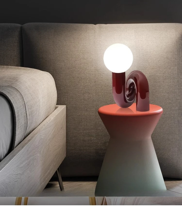 Nordic Children's Bedroom Night Light: Creative Artistic Table Lamp with Designer Inspiration