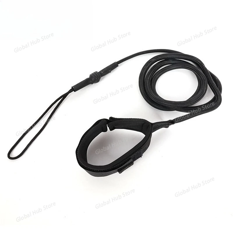 

153cm~240cm Surfboard Paddle Leash Surf Leashing Rope Surfboard Leash Foot Coiled Leash Highly Elastic Surfing Foot Cord