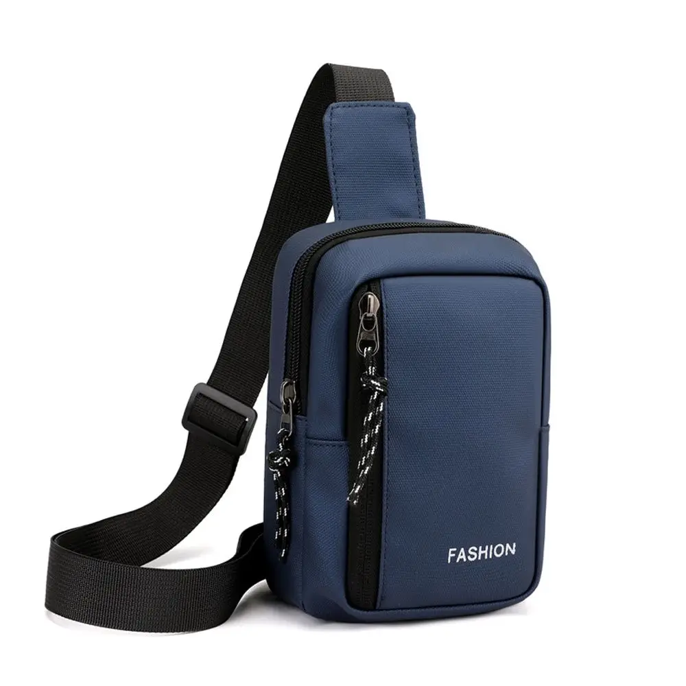 Handbag Crossbody Oxford Chest Bags Diagonal Solid Color Small Backpack Messenger Square Mini Men's Shoulder Bag Phone