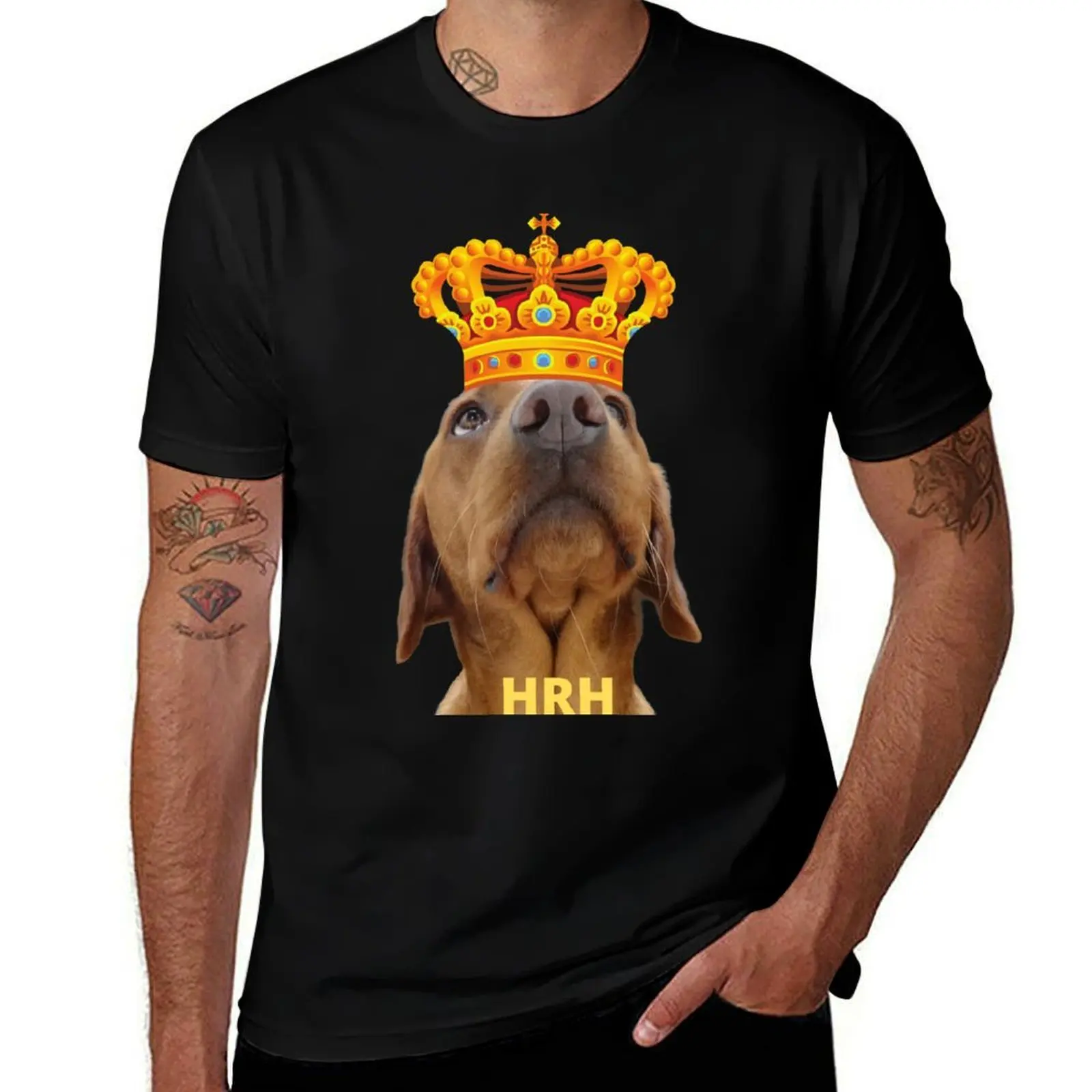 Hero, In a Royal Pose. T-Shirt Christmas Theme Tee Top T-Shirt