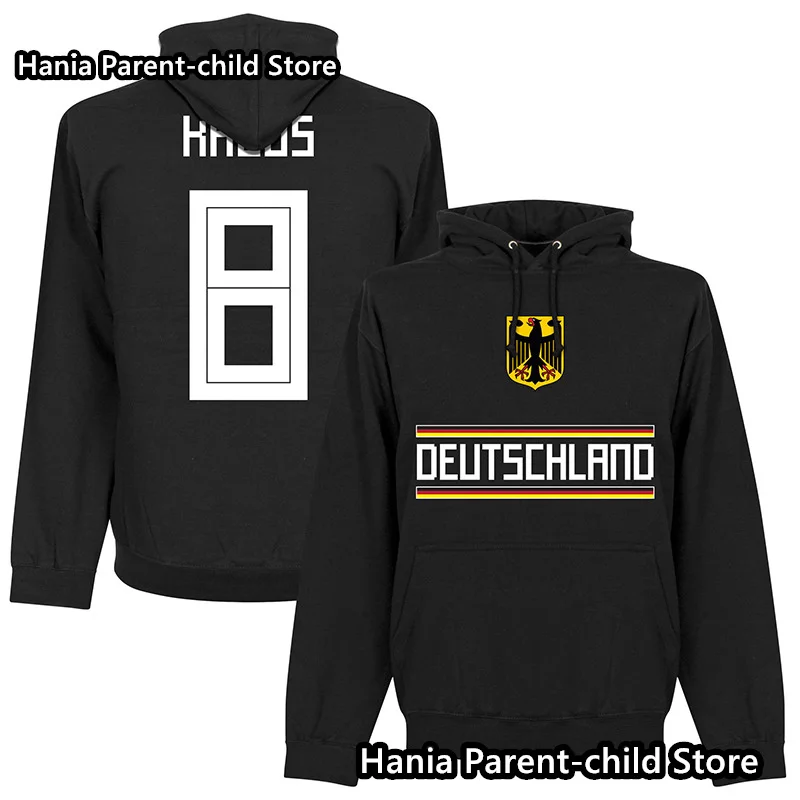Neue deutsche Fan Gedenk-Sweatshirt Kinder Herren 3D-Druck Vintage schwarz Pullover Sport Hoodie