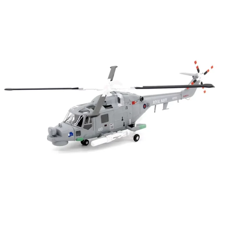 Royal Navy MK-8 Bobcat Helicopter Plastic Model, 1:72 Scale Toy, Gift Collection, Simulação, Display, Decorativo, Men's Presentes