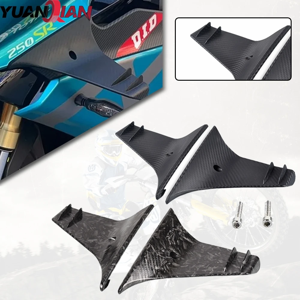 

Для CFMOTO 250SR 300SR SR 250 300 SR 300 SR250 2020 2021 2022 2023 передний обтекатель мотоцикла, аэродинамические крылышки, динамическое крыло