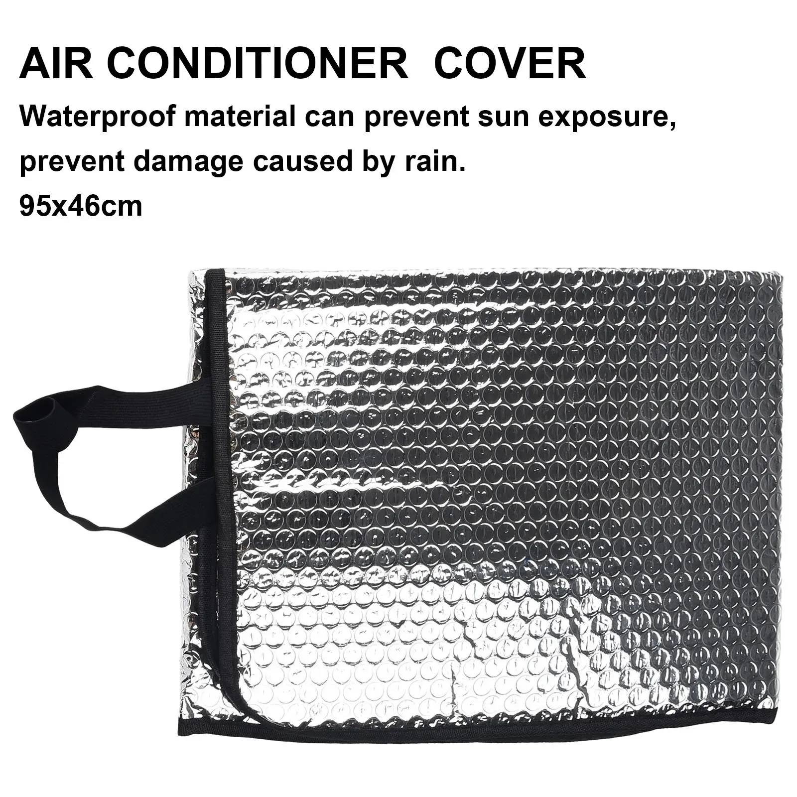 46x95CM Air Conditioning Cover Outdoor Sun Rainproof Anti-Dust Anti-Snow Cleaning Cover Home Air Conditioner Keep Cleaning Tool view 6