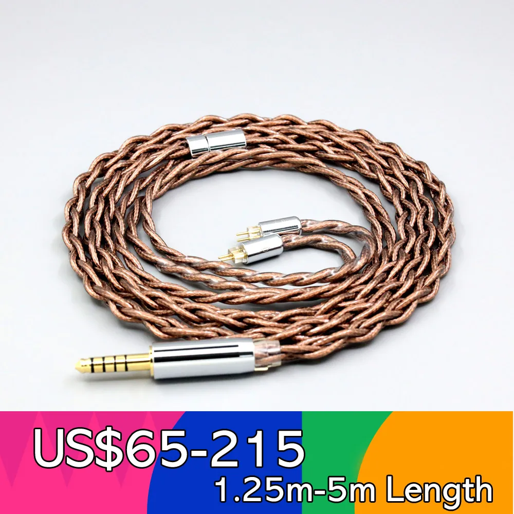 

99% 24k Gold 7n Pure Silver Graphene Shield Earphone Cable For 0.78mm 2pin BA West W4r UM3X UM3RC JH13 High Step LN008516