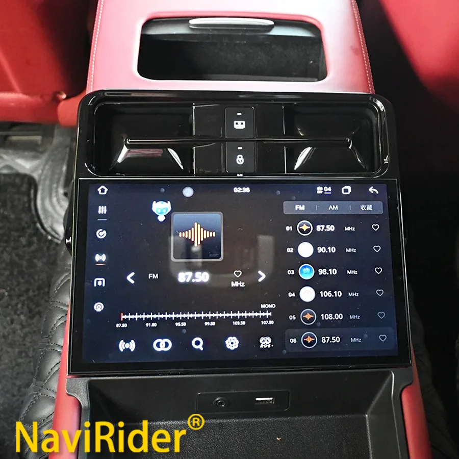S 9inch Android Rear Air Conditioning Screen For Porsche Panamera 2011-2017 AC Climate Control Car Stereo Multimedia Player
