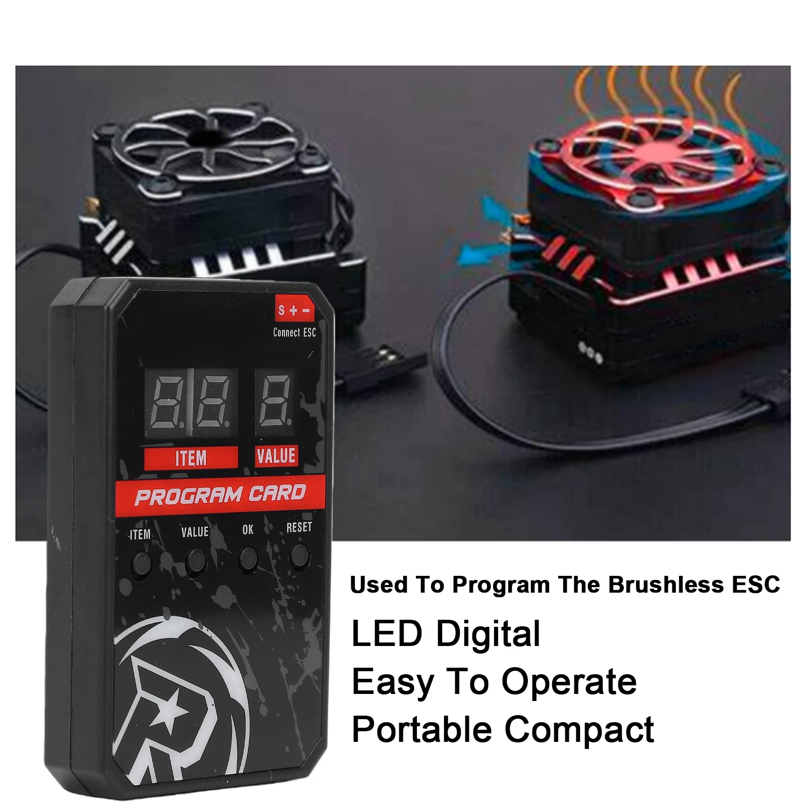 Picture 5: Digital LED Programming Card ESC Multi-Function Electronic Speed Controller Portable Design ESC Program Card