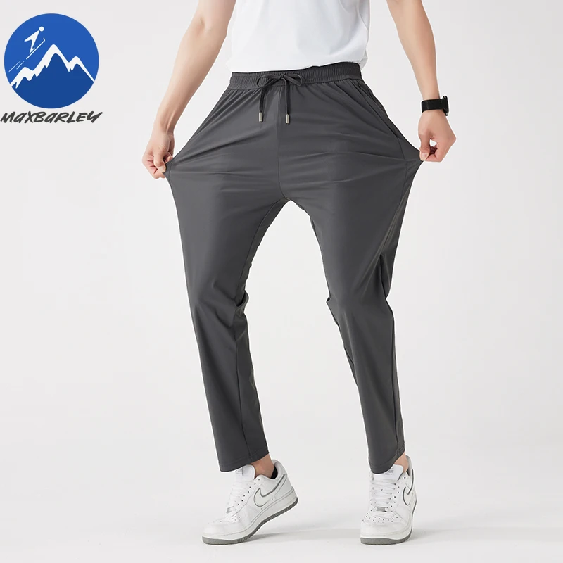 

Maxbarley Sweatpants Mens 2026 New Summer Football Training High Stretch Trousers Hiking Working Wide Leg Pants Man Jogger 6XL
