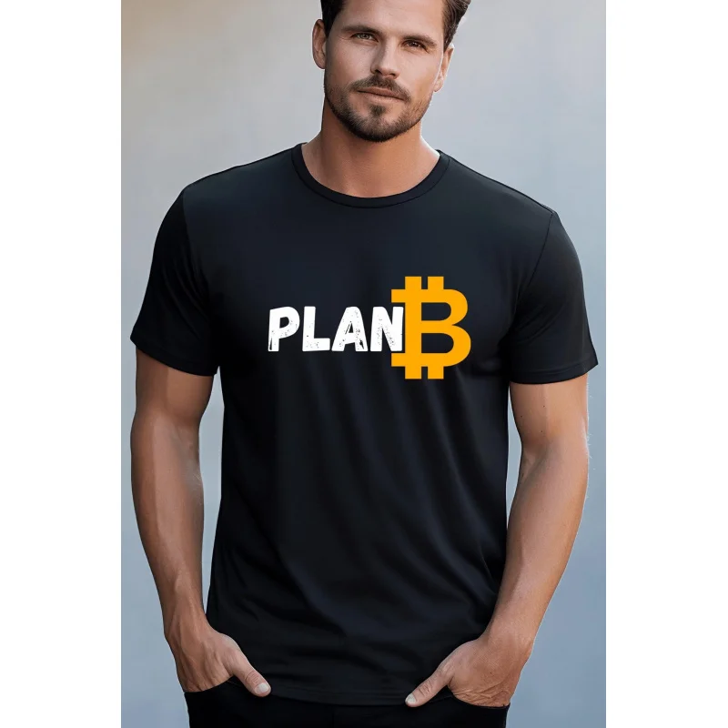 

0404 Crypto style Gift t shirt for Crypto Traders BTC Fan Bitcoin Symbol tee 100% cotton printed Graphic clothesAll size tops